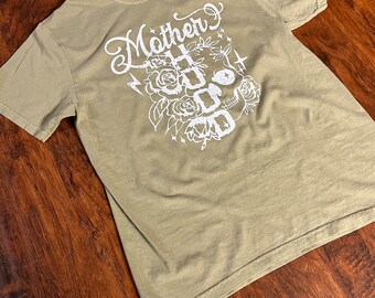 Motherhood Skull and Roses Shirt, Mom Shirt, Cute Mothers Shirt, Cute Mom Shirt, Skull and Roses