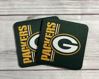 Green Bay Packers Coasters, Football, Sports