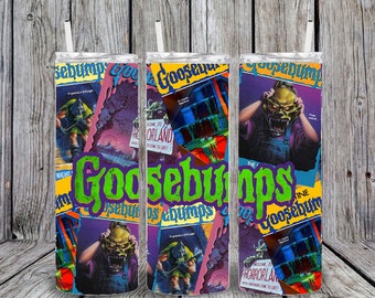 Goosebumps 20oz Tumbler Cup, Horror, Goosebumps Books, with Straw