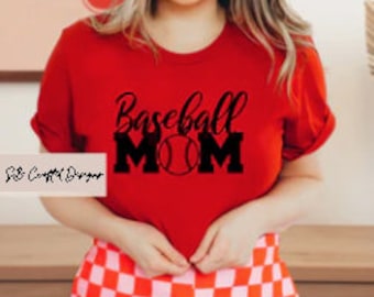 Baseball Mom, Baseball Shirt, Cute Baseball Shirt, Cute Mom Sports Shirt, Basball Mom Shirt