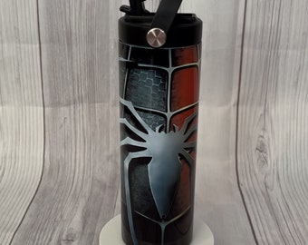 Spiderman 20oz Tumbler with Sports Lid, Spiderman, Movies, Gift, Super Hero, Kids Tumbler