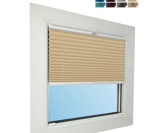 Premium plisségordijn, aangepast formaat, boorinstallatie, klassieke stof