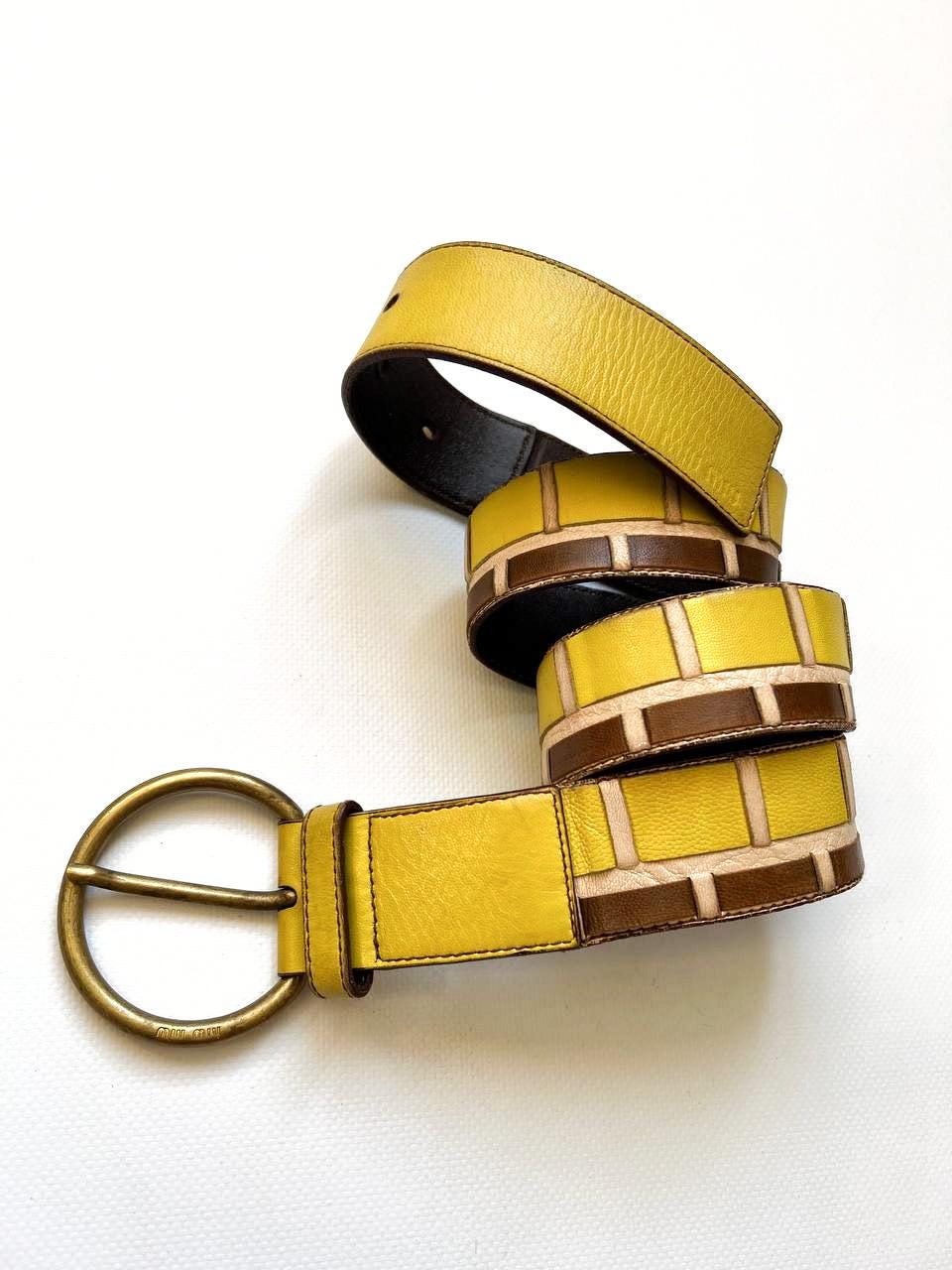 クリスチャンディオール　ベルト　ジョンガリアーノ期　ヴィンテージ　レザー Dior galliano belt - Etsy 日本