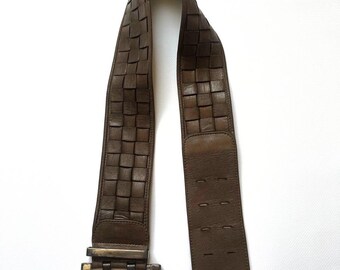 Jil Sander Vintage 80s Braided Leather Belt Japanese Brand × Jil Sander Vintage rare Jil Sander 90s  main image 3