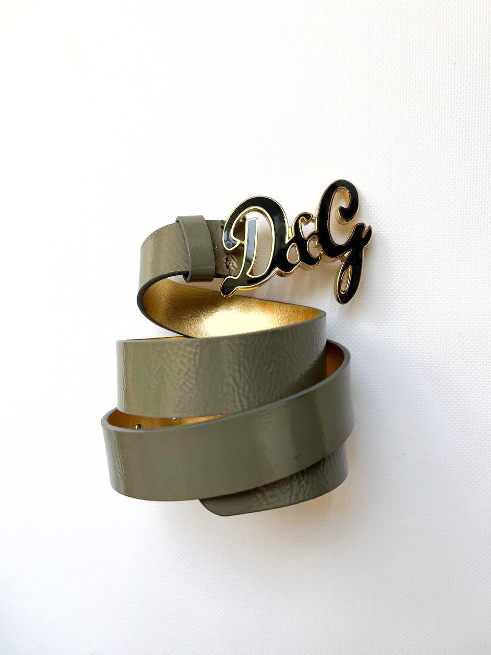 Vintage 2000 dolce Gabbana belt 90s 2000s Vintage Dolce & Gabbana Belt Brown Suede Leather  main image 4