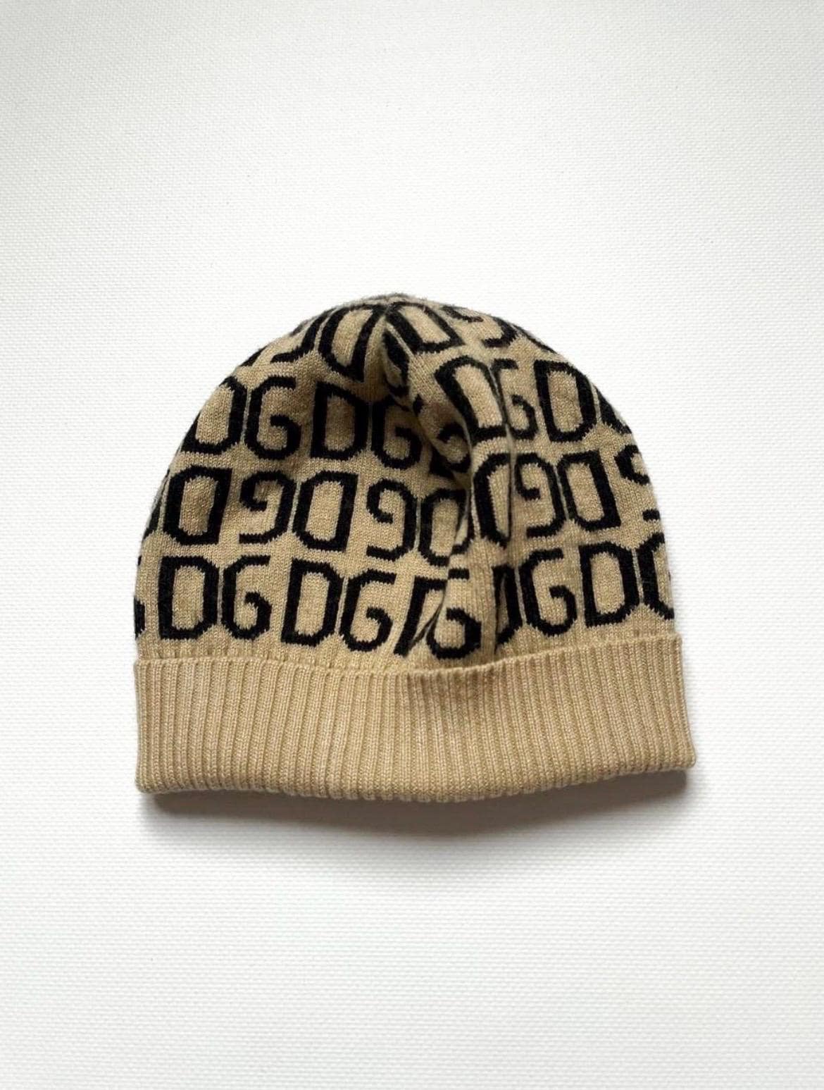 Dolce Gabbana Wool D&G Beanie Monogram Logo Hat Print Y2k - Etsy