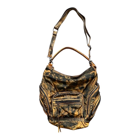 DIESEL Leather Shoulder & Hand Bag y2k DIESEL Vintage Leather