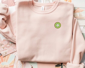 Embroidered Kiwi Sweatshirt