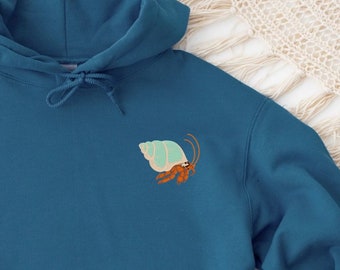 Embroidered Hermit Crab Hoodie