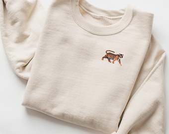 Embroidered TigerSweatshirt