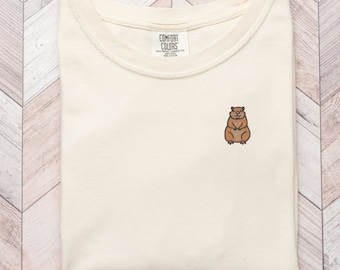 Embroidered Groundhog T-shirt