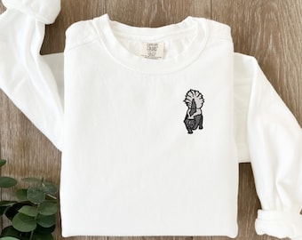 Embroidered Skunk Sweatshirt