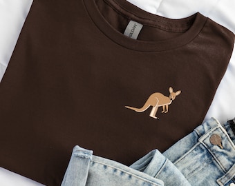 Embroidered Kangaroo Hoodie