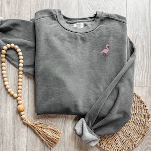 Flamingo Sunset Unisex Sweatshirt main image 0