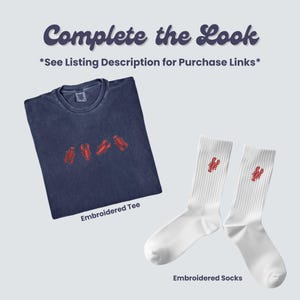 Embroidered Lobster Crewneck Sweatshirt: Pigment-Dyed Coastal Style image 6