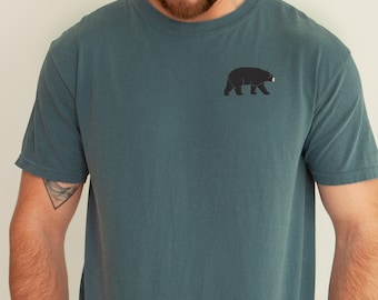Embroidered Black Bear Tshirt