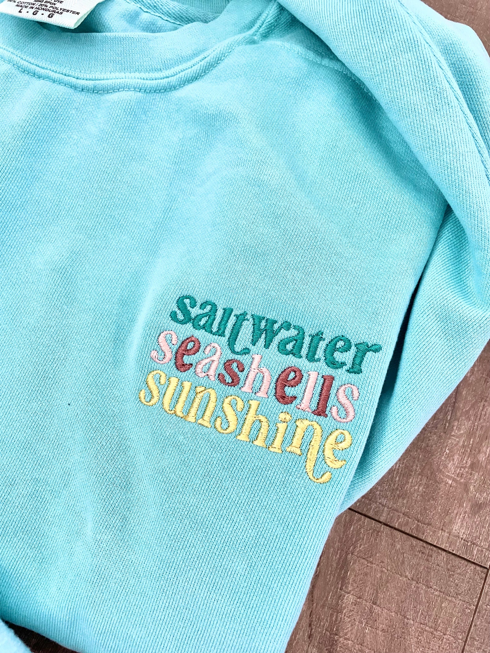 Ocean Patched Pattern Festive Sweatshirt main image 1