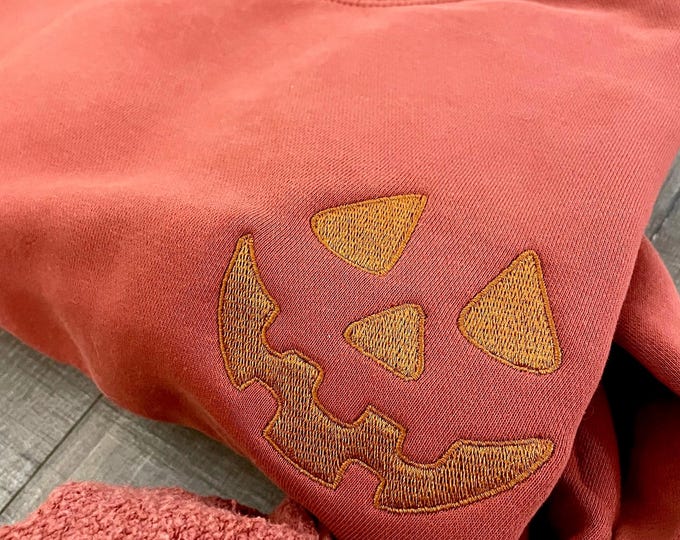 Featured listing image: Halloween Pumpkin Face Crewneck Sweatshirt