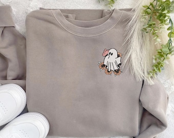 Spooky Retro Ghost Sweatshirt