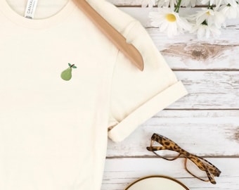Embroidered Mini Pear T-shirt