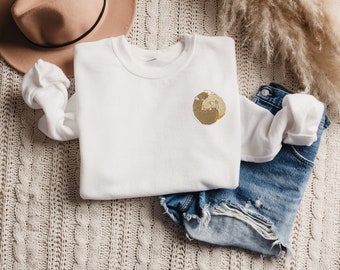 Embroidered Rat Crewneck Sweatshirt