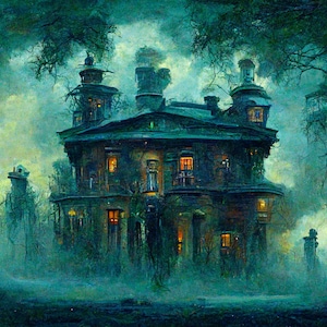 Haunted Mansion Frame TV art pack