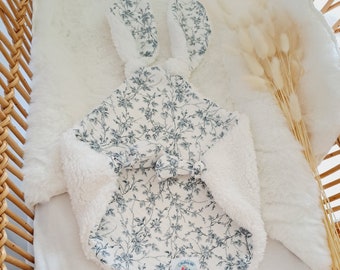 Doudou plat/ Doudou lapin/ Doudou personnalisable