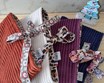 Book cover, padded book sleeve, protective book cover