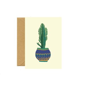 Carte de voeux cactus
