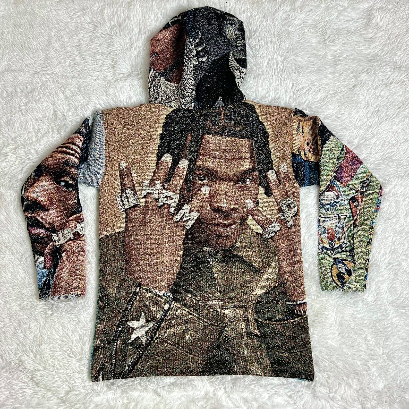 Custom Tapestry Hoodies Etsy