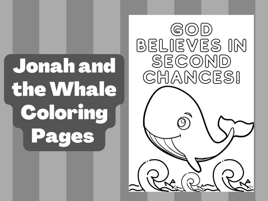 Jonah and the Whale Coloring Pages
