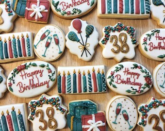 Biscuits personnalisés - biscuits d'anniversaire astucieusement décorés