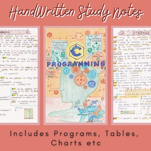 C Programming Language Aesthetic Study Notes Computer Science Study ...