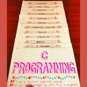 C Programming Language Aesthetic Study Notes Computer Science Study ...