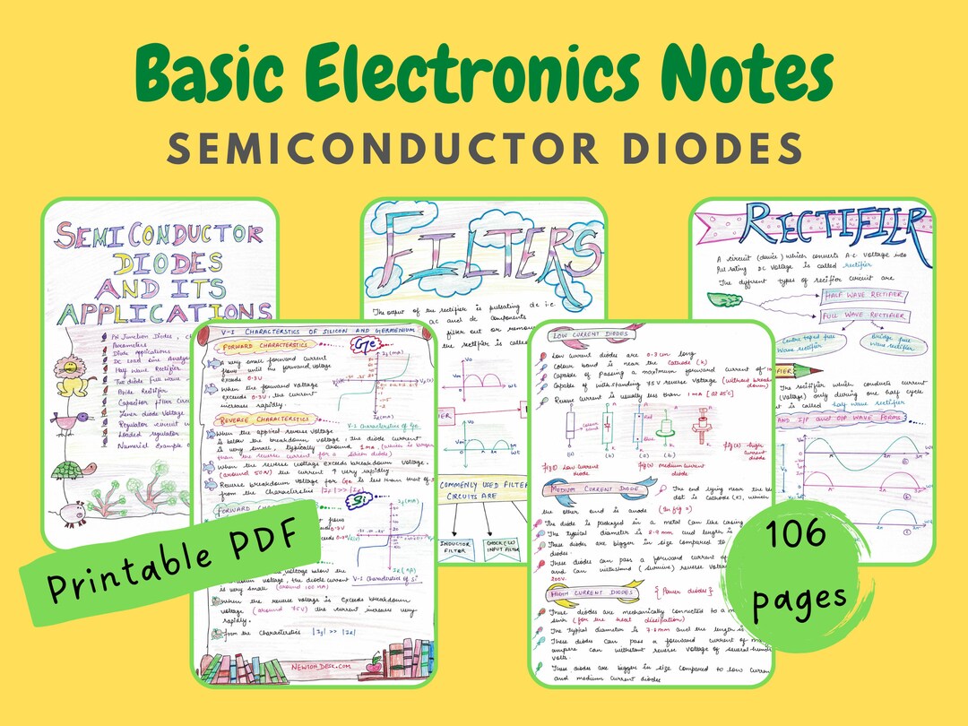 Semiconductor Diodes and Its Applications Electrical & Etsy