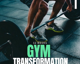 Plan de entrenamiento de cuerpo completo en línea de 12 semanas basado en gimnasio