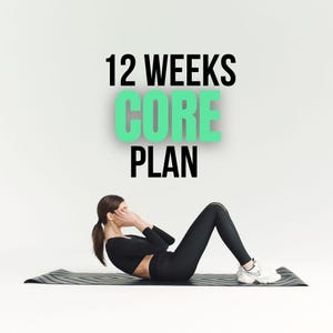 12 week CORE TRAINING PLAN | Bodyweight, no equipment needed.