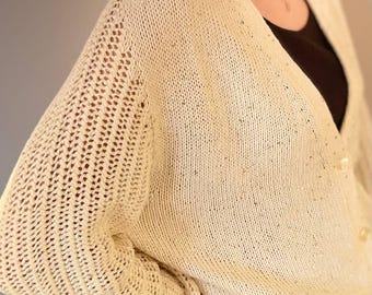 Cardigan with sequins