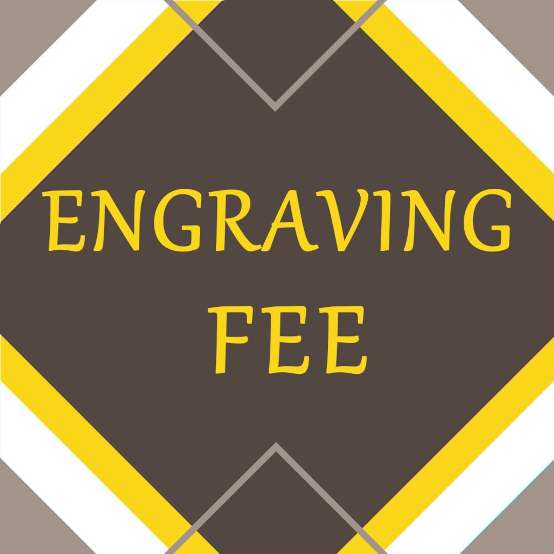 ENGRAVING FEE Etsy