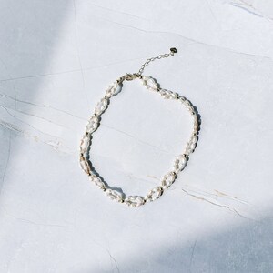 Freshwater Pearl Choker Loop Style Necklace image 5