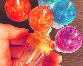 Frozen drinks  flavored  lip balms, in a icee  cup shaped container ! Homemade, made to order. Comes in a variety of flavors!