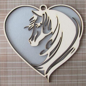 Paint Your Own Wooden Hanging Horse Decorations