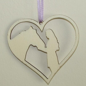 Paint Your Own Wooden Hanging Horse Decorations