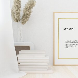 Artistic Positive Affirmation Quote - Digital Print - Instant Download - Wall Art - Home Decor