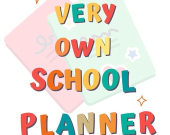 My first very own school planner