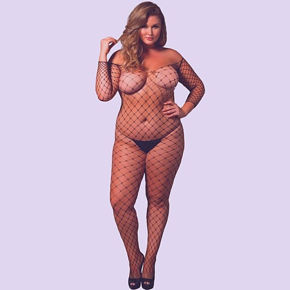 Catsuit fishnet deals