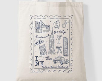 Custom New York City Tote Bag – Bachelorette & Birthday Party Favor