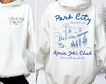 Custom Ski Trip Hoodie, Après Ski Bachelorette, Birthday & Family Vacation Sweatshirt