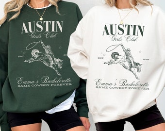 Custom Country Bachelorette Sweatshirt, Luxury Bachelorette Merch, Austin Bach Shirts, Nashville bachelorette Shirts, Bridal Party Gifts