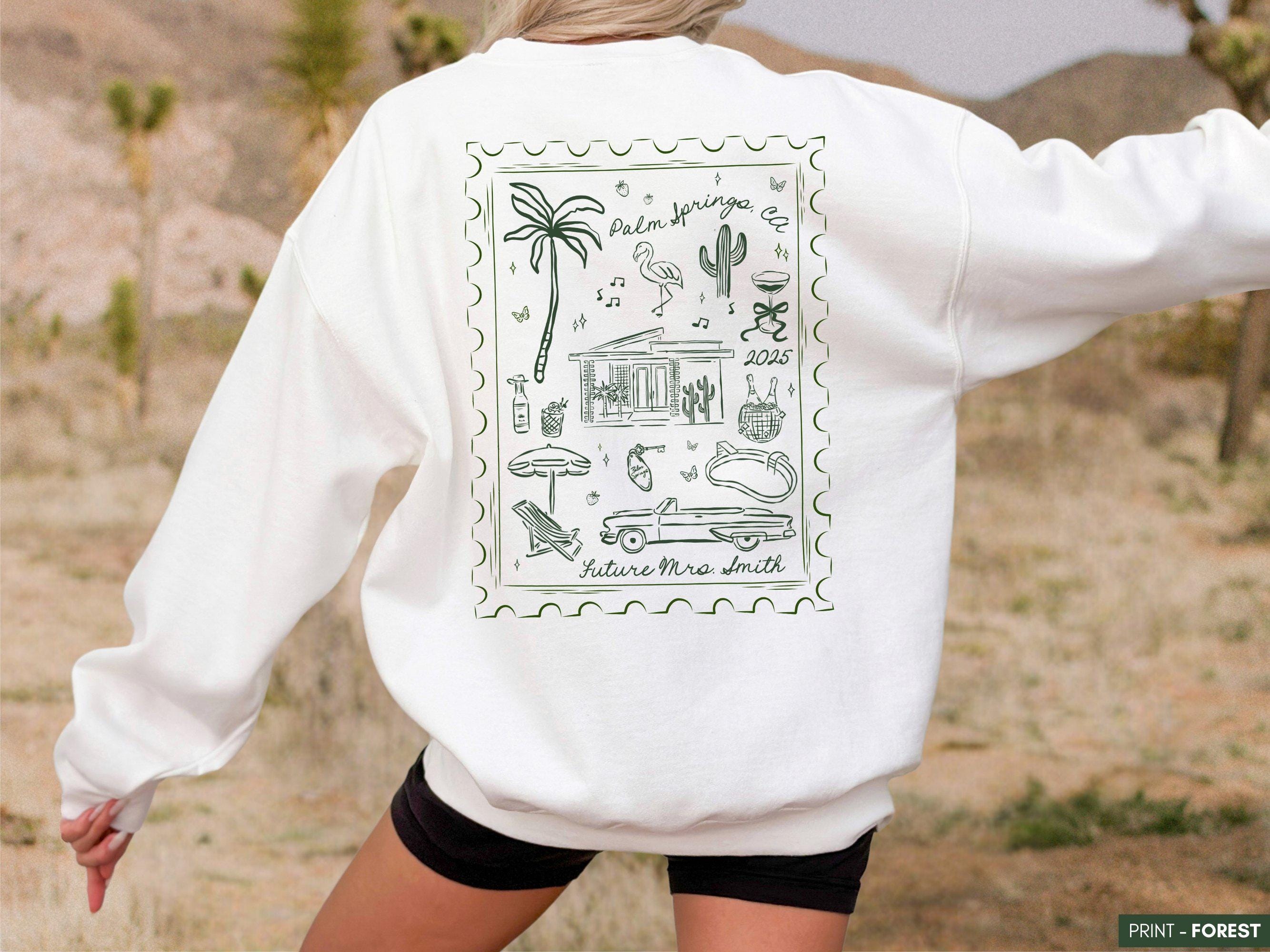 トップス Palm tree sweatshirt / navy Fleece Hoodie